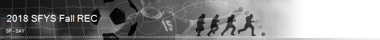 2018 SFYS Fall Recreational banner